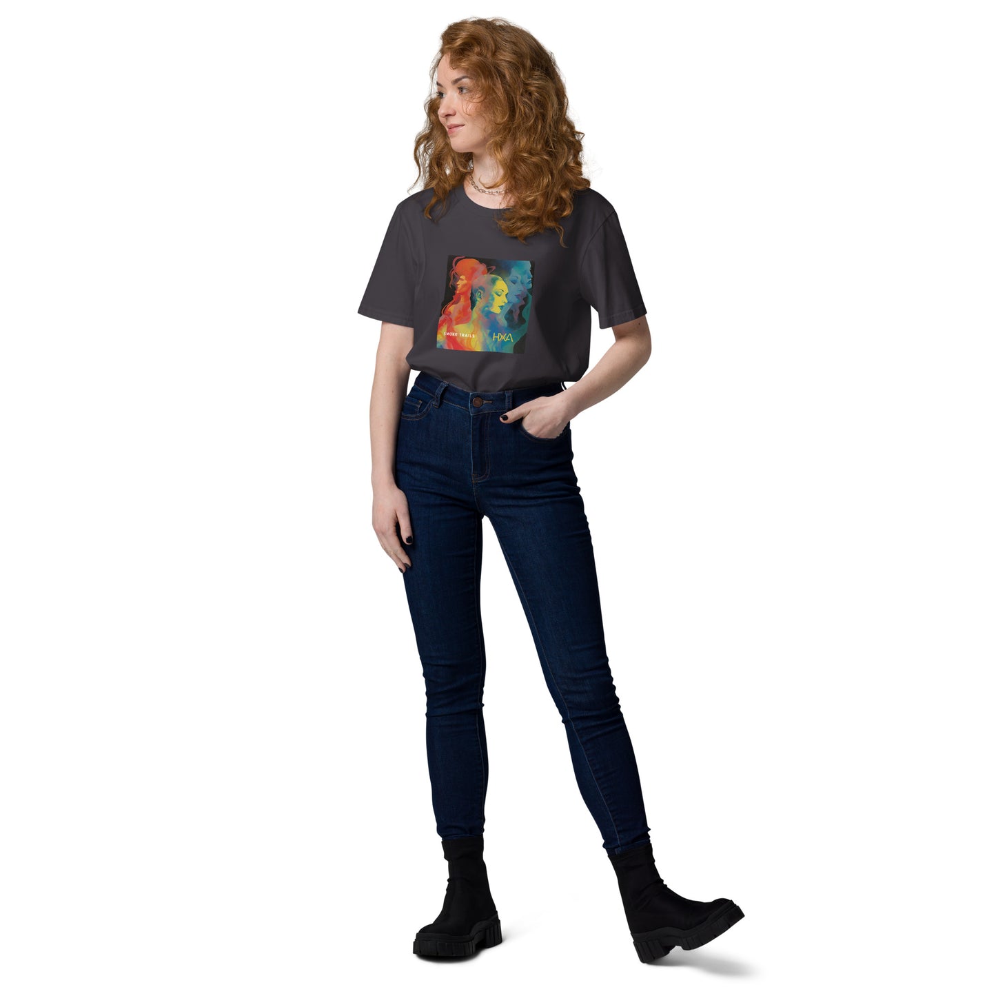 Smoke Trails - HXA - Unisex organic cotton t-shirt