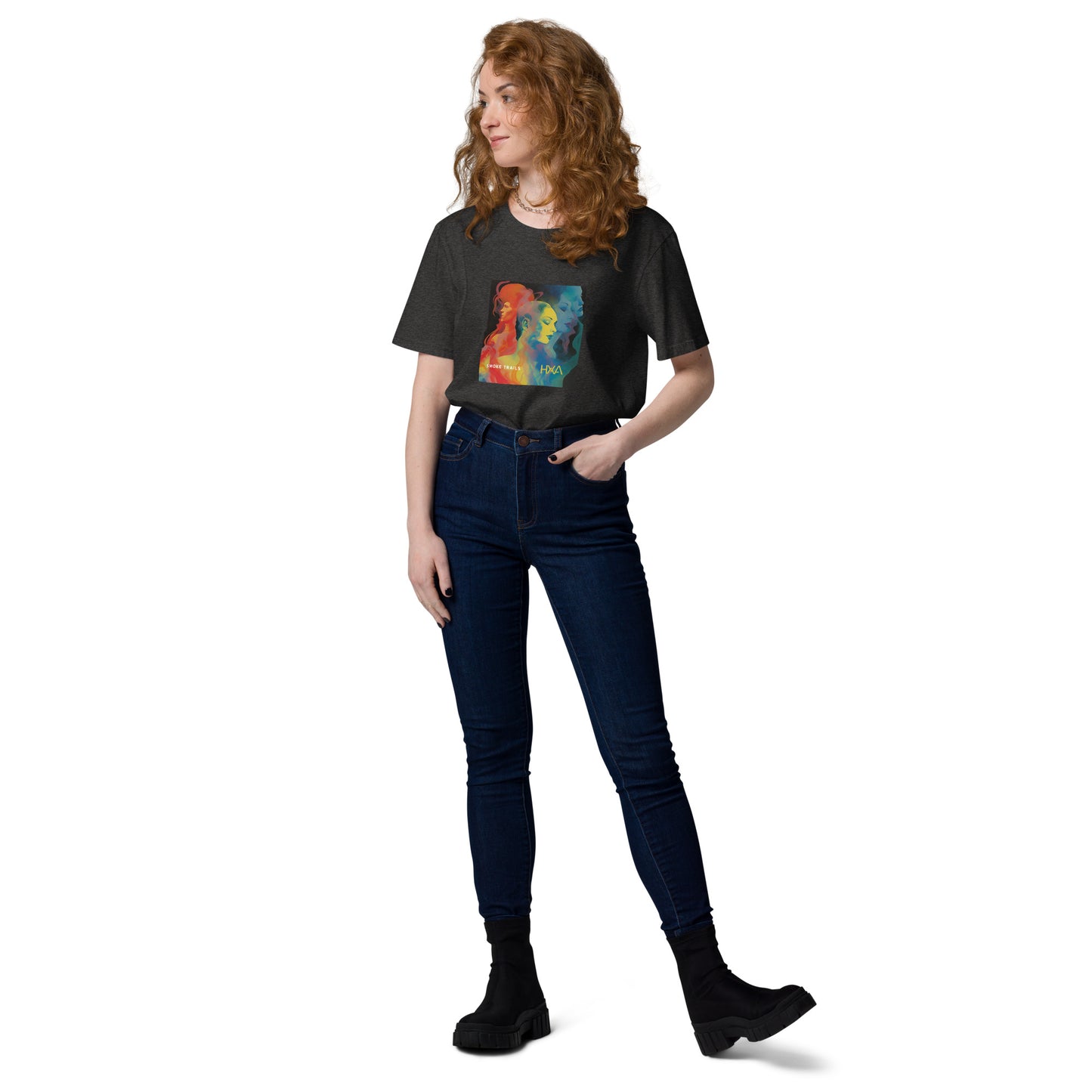 Smoke Trails - HXA - Unisex organic cotton t-shirt